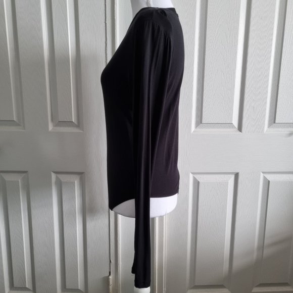 Wilfred Free Somer Bodysuit Long-Sleeve Thong Bodysuit Size L - Picture 2 of 6